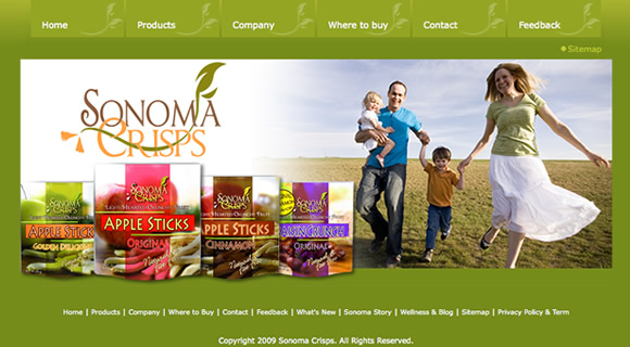 sonoma crisps top page